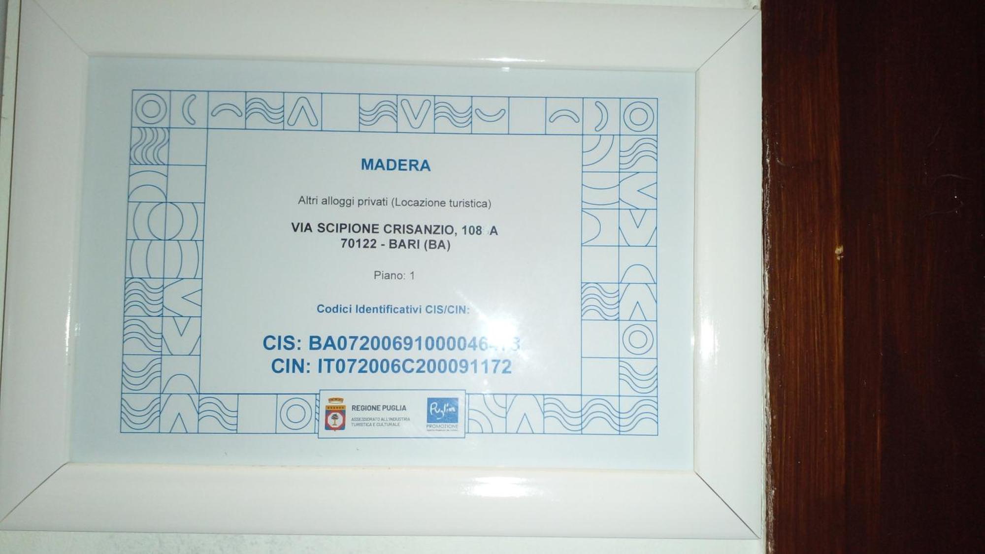 Locazione Turistica Madera Hotel Бари Екстериор снимка